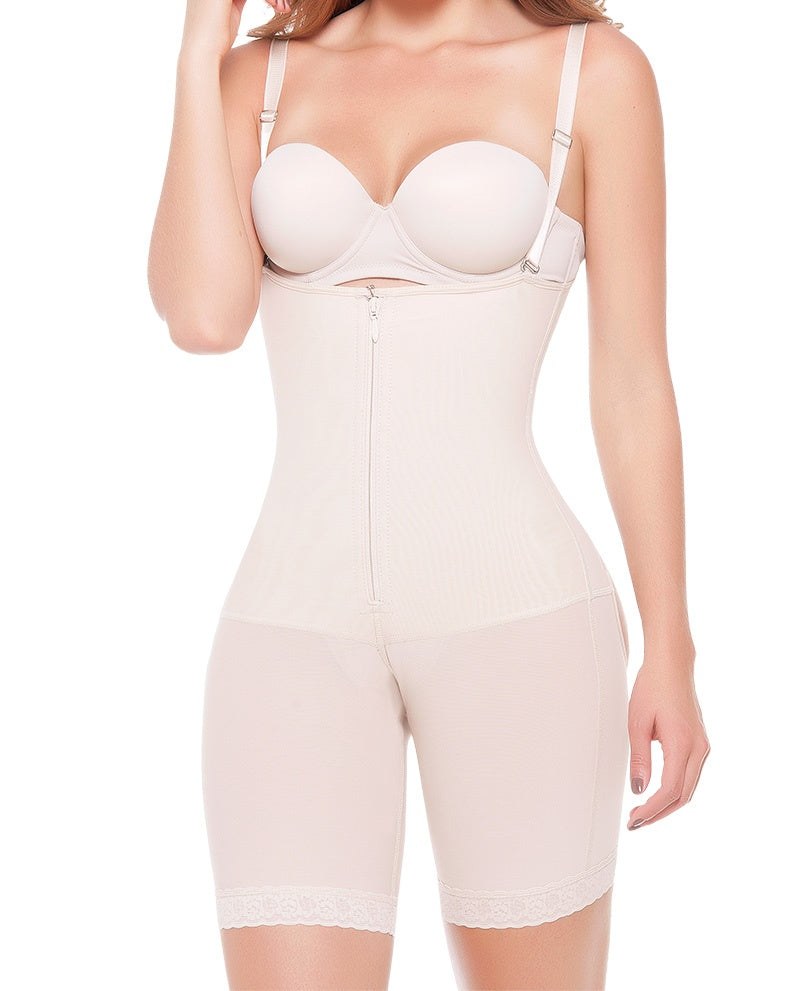 Ann Michell Anny Beige – Full-Body Colombian Shaper Faja | Post-Surgery & Postpartum Compression Shapewear