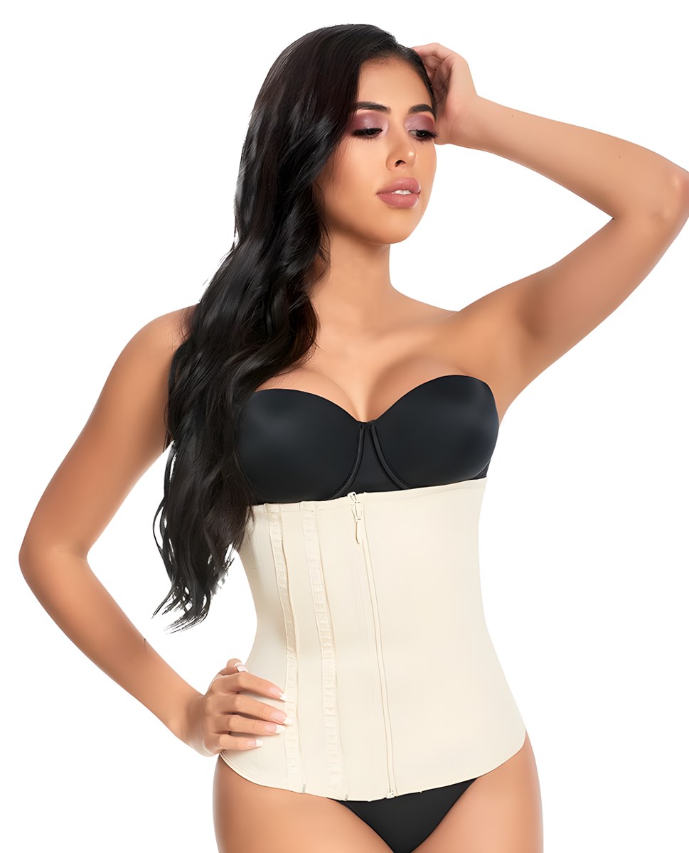 Ann Michell Sport Shaper With Zipper Latex – Full-Body Colombian Faja | Compression Shapewear