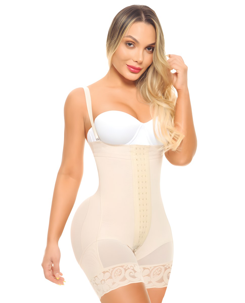 Ann Michell 1570 – Short-Leg Colombian Shapewear | High-Waist Tummy Control & Curve-Contouring Hip Fit