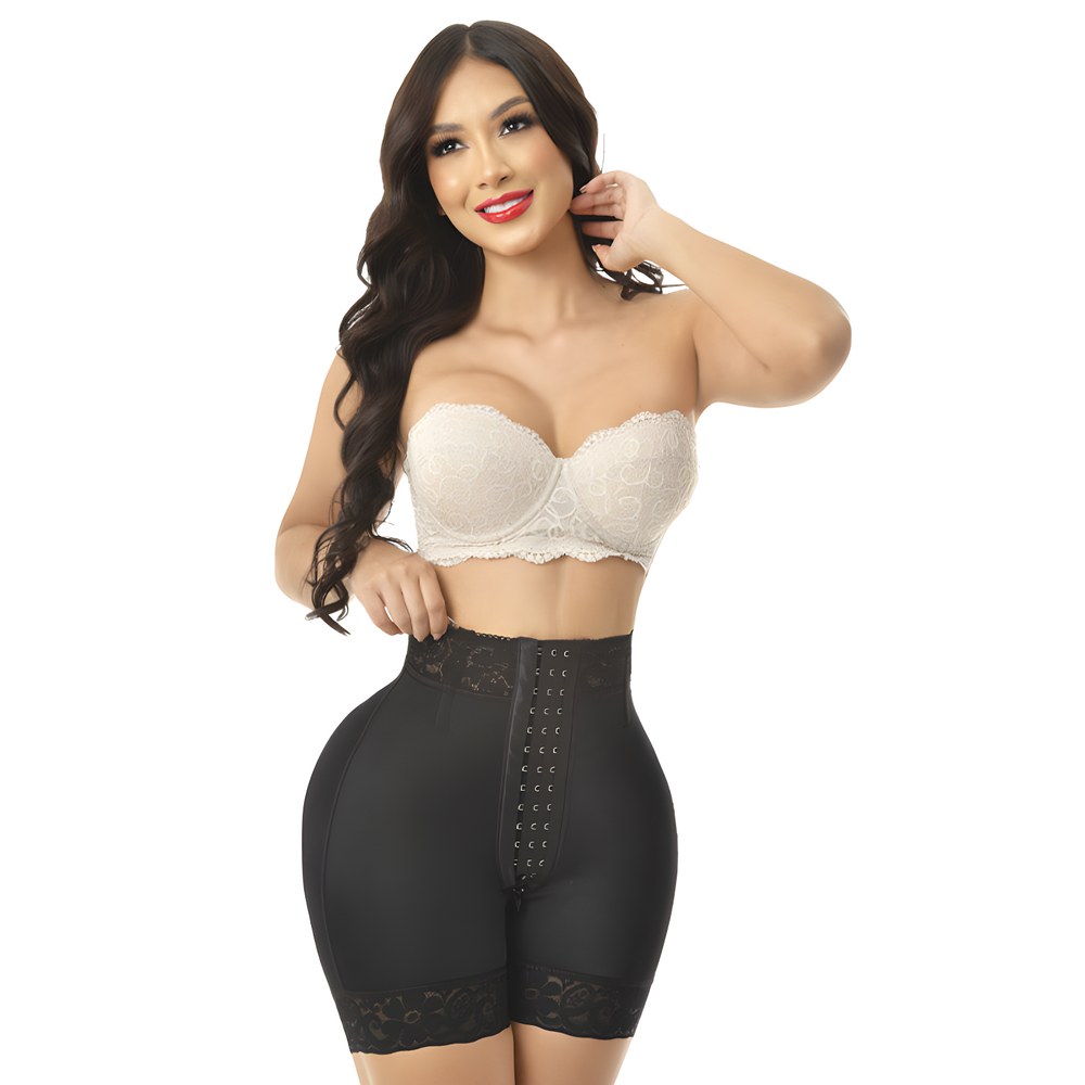 Ann Michell Regia 1597 – Stage 5 Colombian Compression Shorts | Invisible Luxury Lace, 3-Row Hooks & Shaping