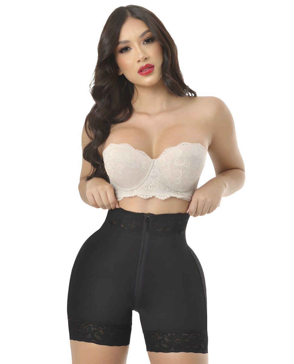 Sofisticada 1520 Invisible Luxury Lace Mid-Waist short with zipper Faja Colombian stage 3