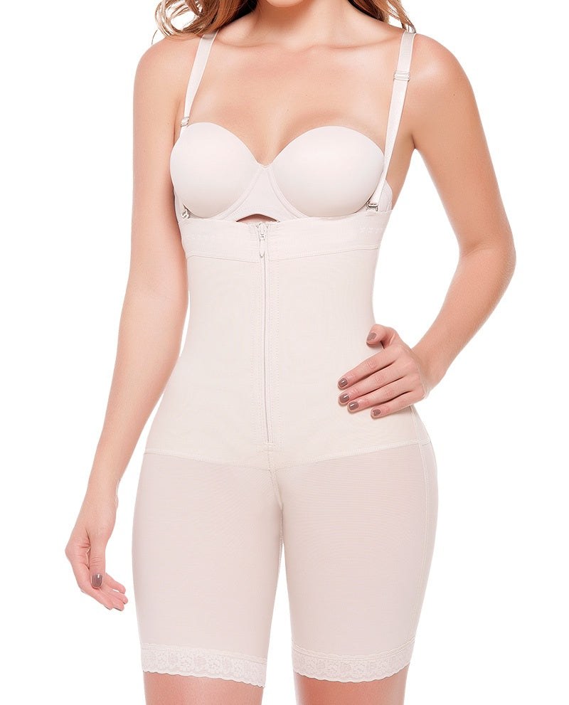 Ann Michell Anny 5046 – Stage 1-2 Colombian Strapless Compression Faja | Full Zipper, Post-Surgery & BBL Recovery