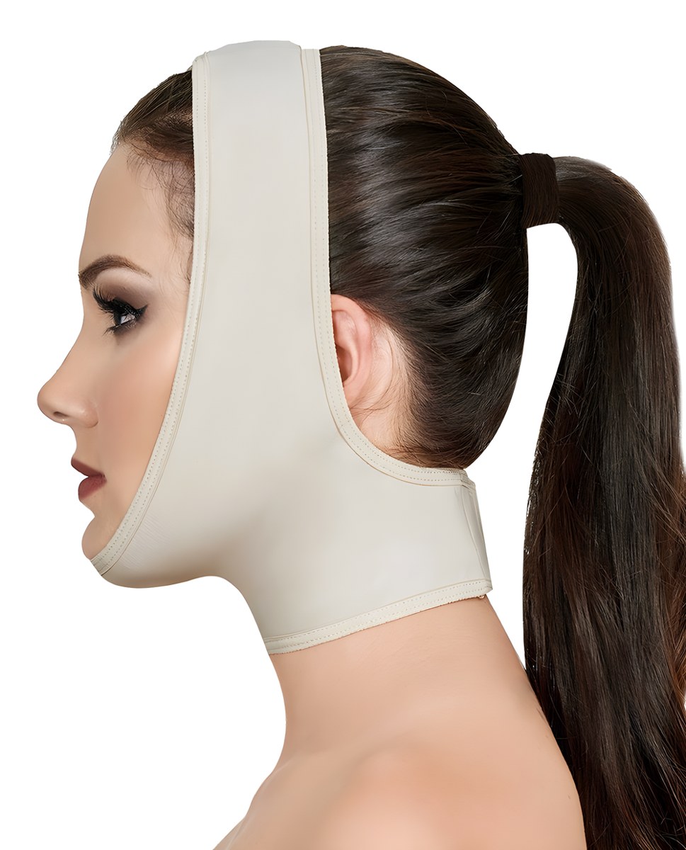 1509 Facial Compression Chin Strap – Post-Bichectomy & Jawline Support