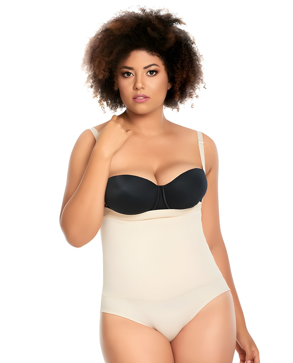 Latex Body Strapless Panty ref 5054A Luxury Stage 3 Colombian Strapless Body Shaper – Lycra & Latex Full Body Compression Suit